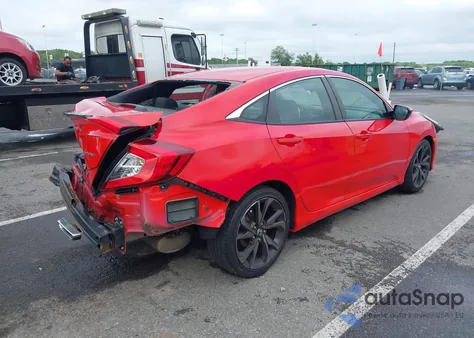 2021 Honda Civic Sport z USA, uszkodzony, nr VIN 2HGFC2F81MH520687